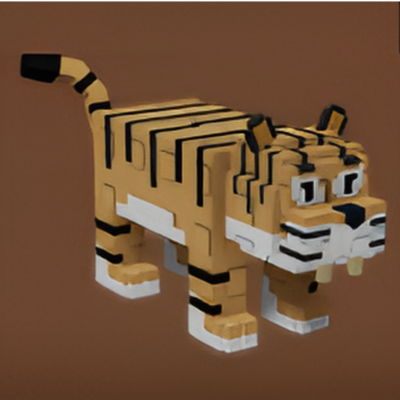 Huge Glimmering Tiger